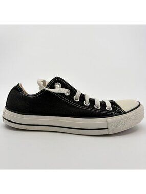 Converse Chuck Taylor All Star Low Womens Size 7.5 Black Athletic Shoes Sneakers